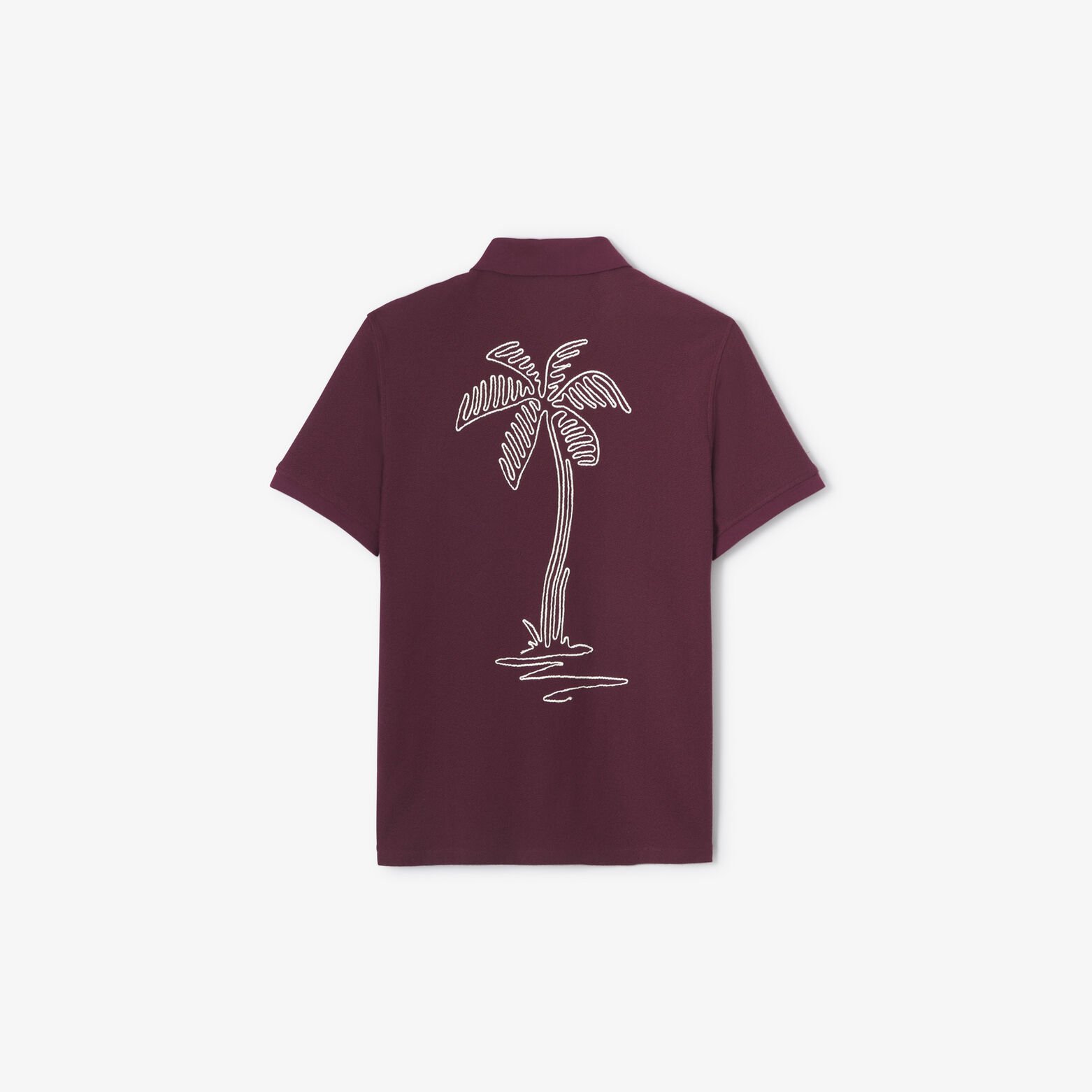 Polo korte mouwen textuur borduursel 