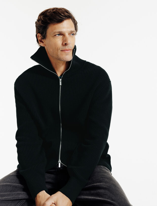 Gilet zipp&eacute; col camionneur