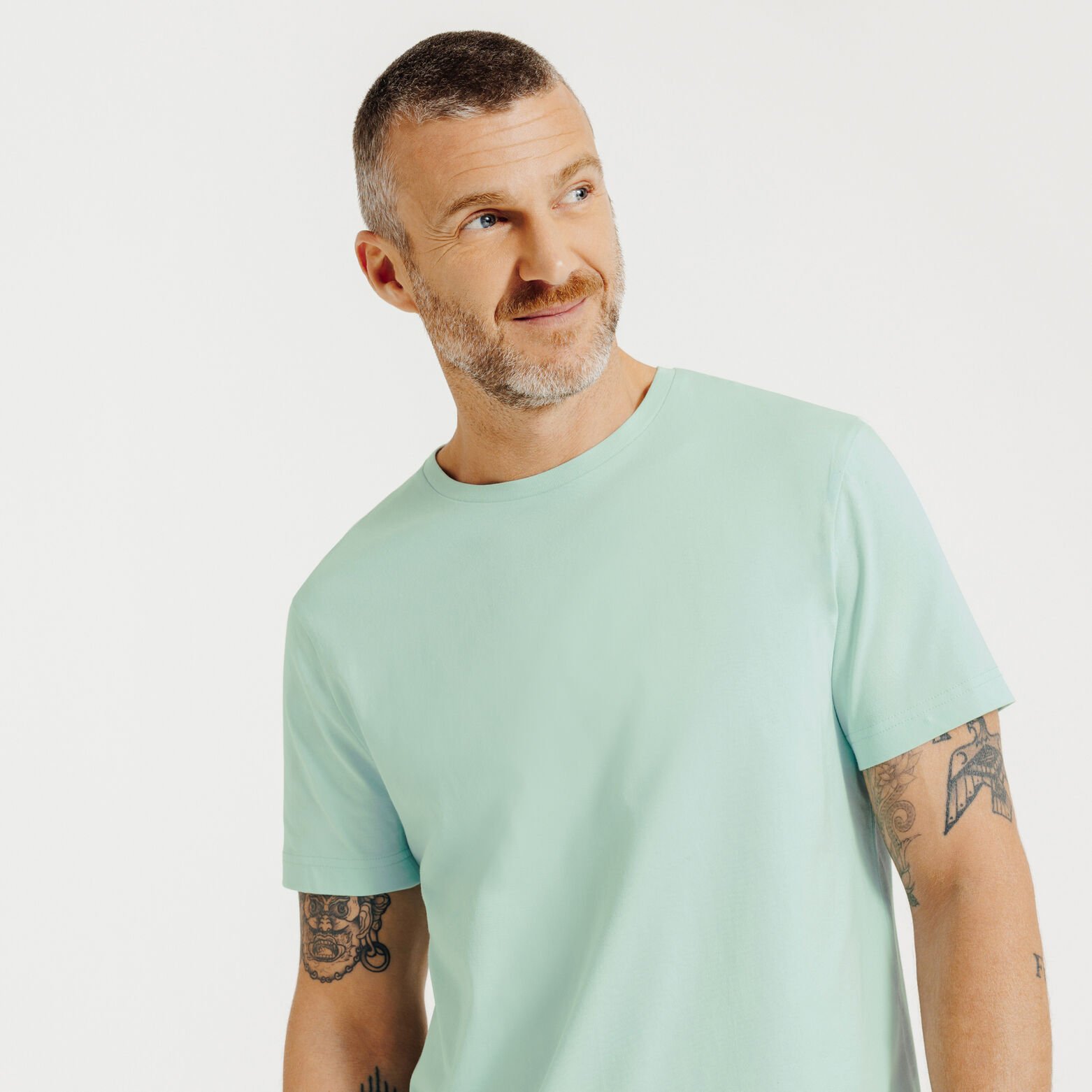 Basic T-shirt met ronde hals