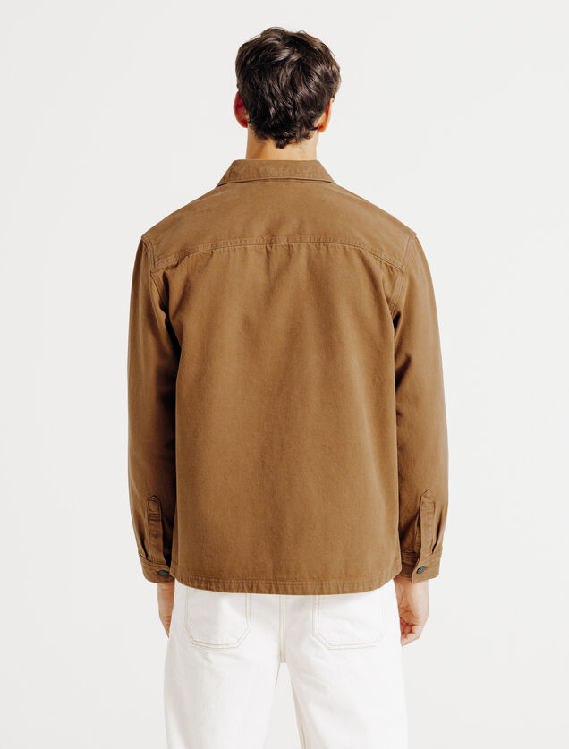 Surchemise en jean coton