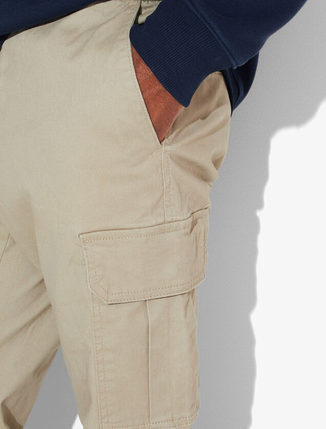 Pantalon cargo uni