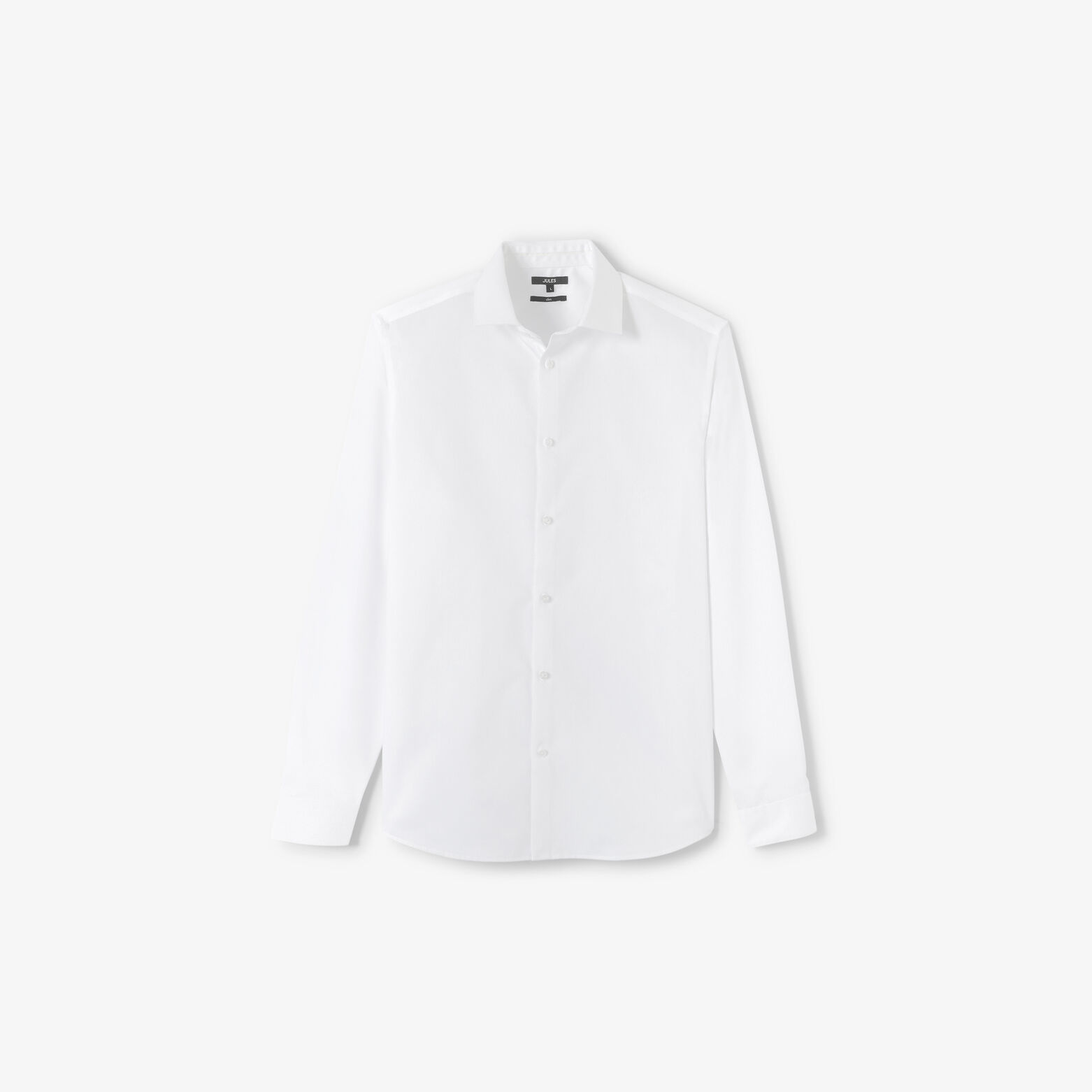 Slim effen strijkvrij hemd in katoen