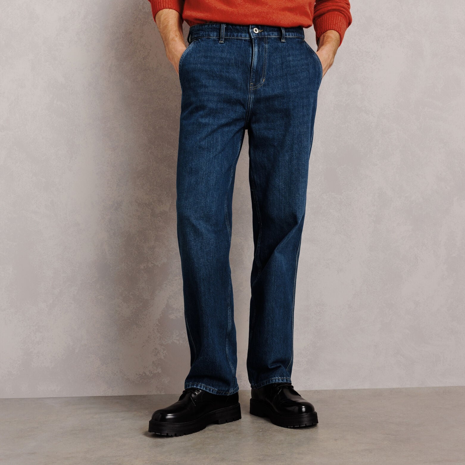 Baggy jeans RE-JEAN gewassen 100% katoen