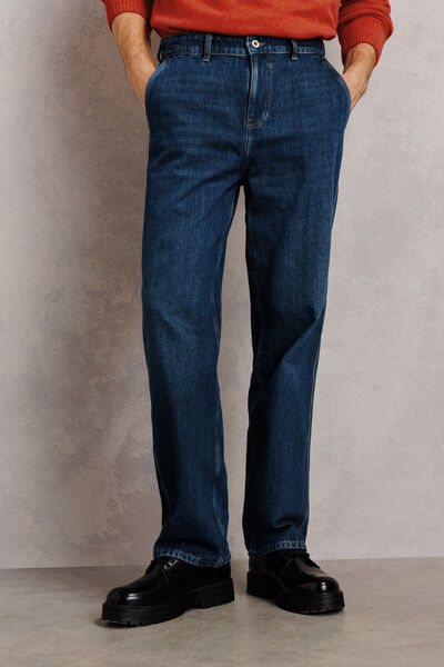 Baggy jeans RE-JEAN gewassen 100% katoen