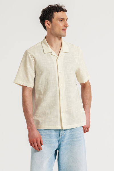 Chemisette en coton broderie dos