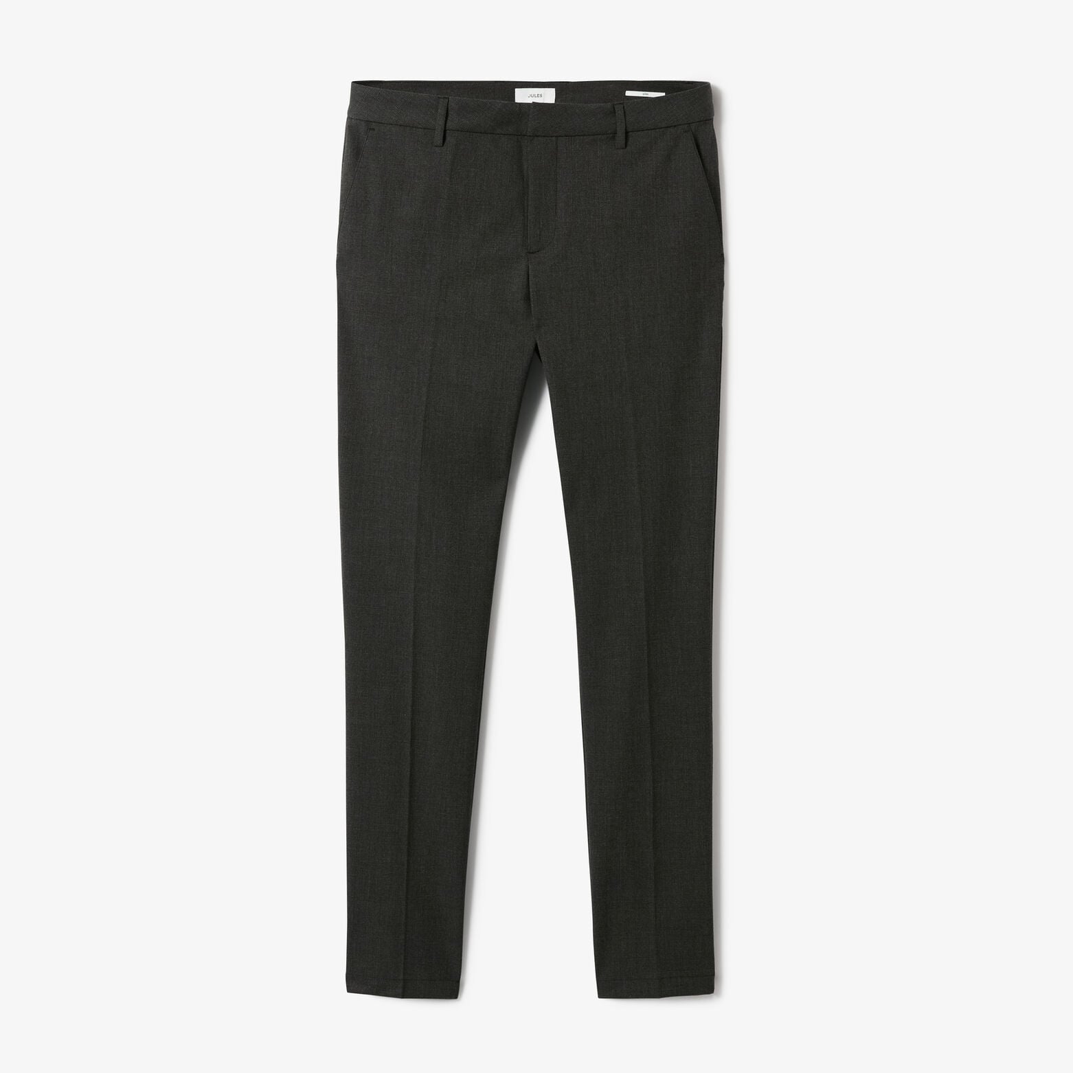 Pantalon chino slim &agrave; carreaux