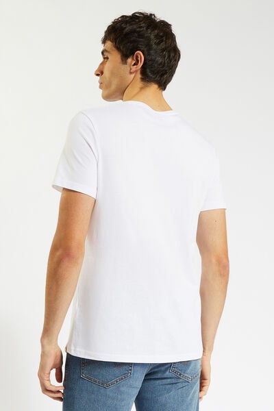 Basic T-shirt met V-hals