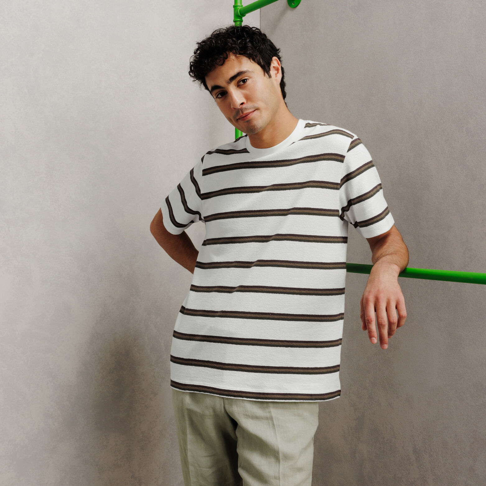 Tee shirt &eacute;ponge ray&eacute;