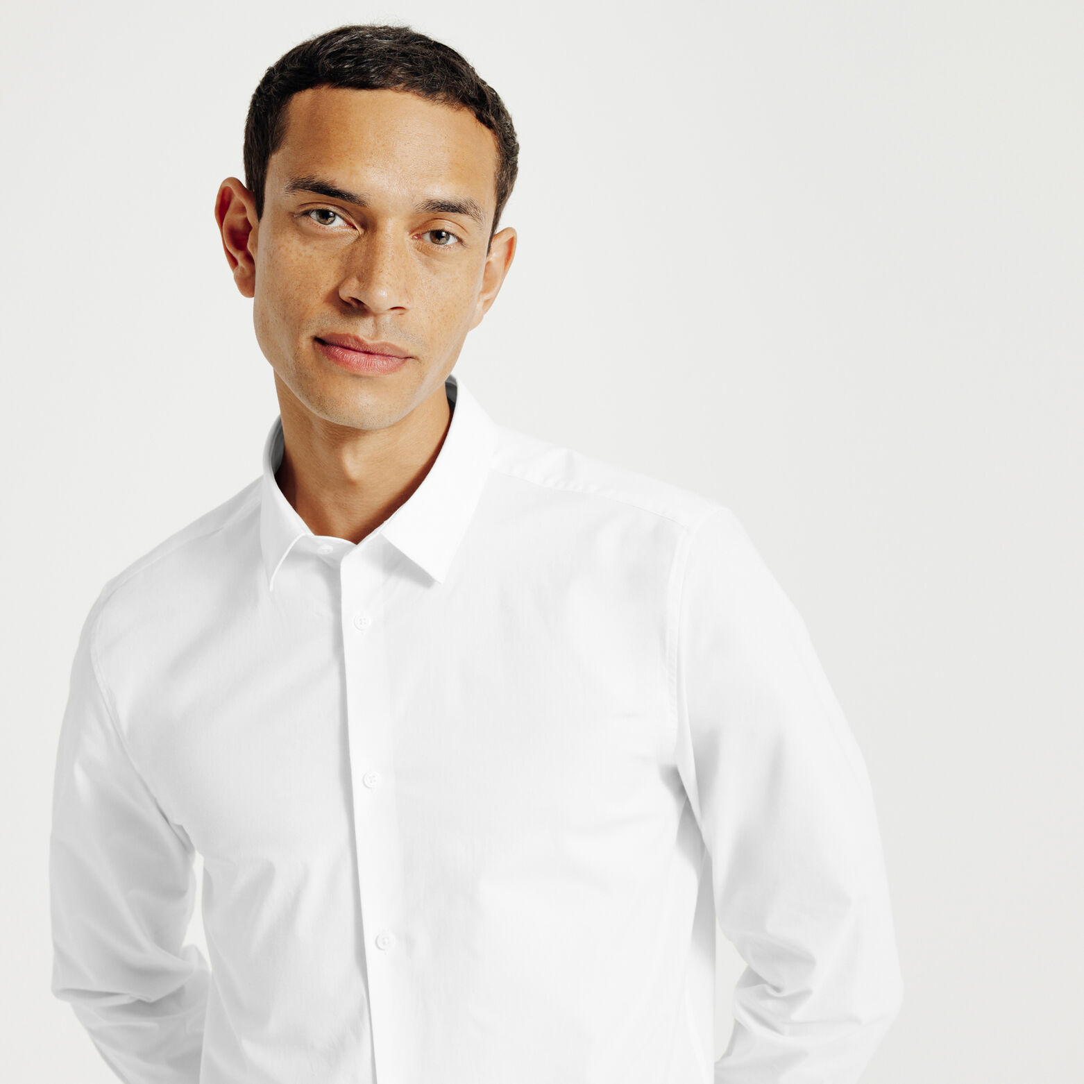 Extra slim fit effen hemd