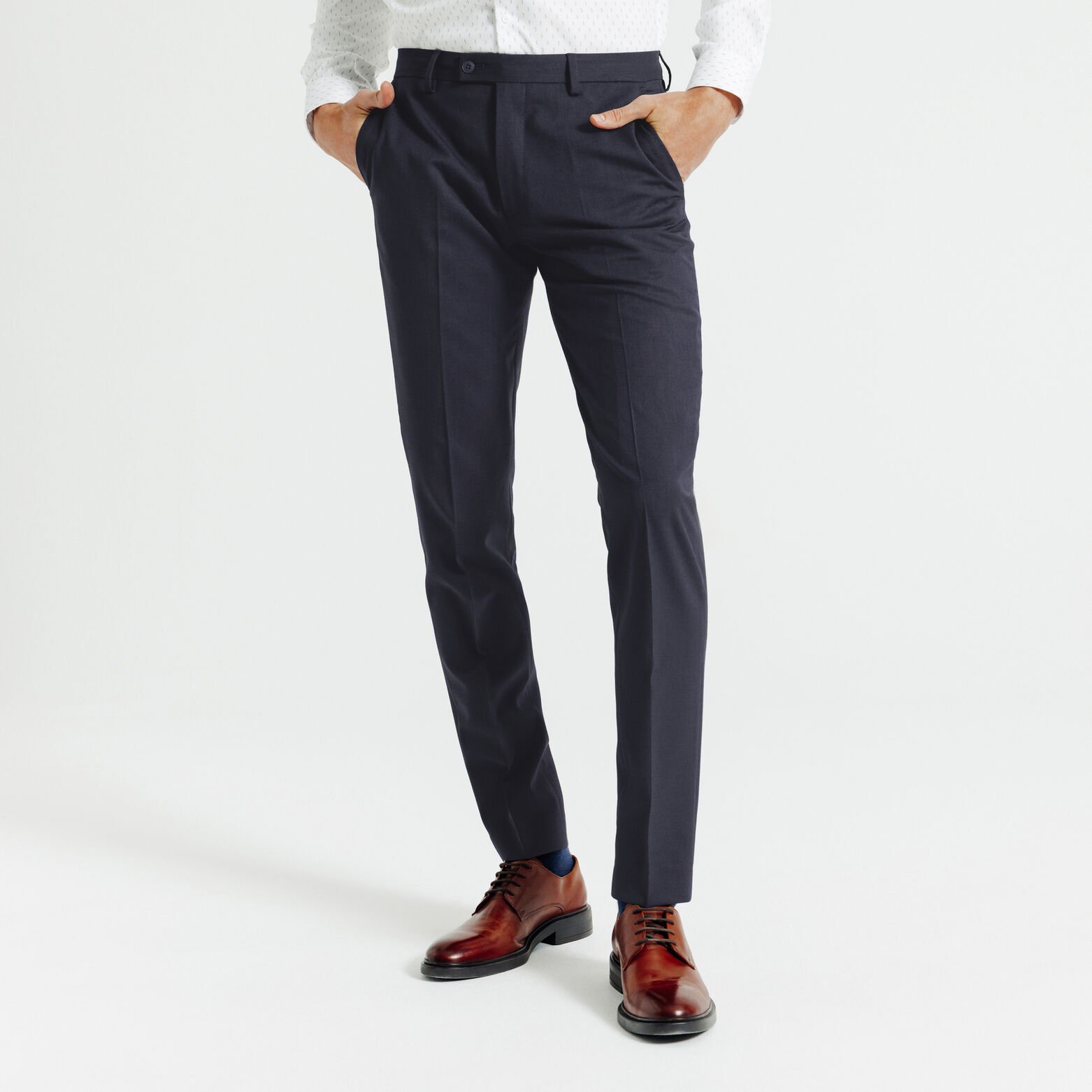 Pantalon de costume slim bi-stretch