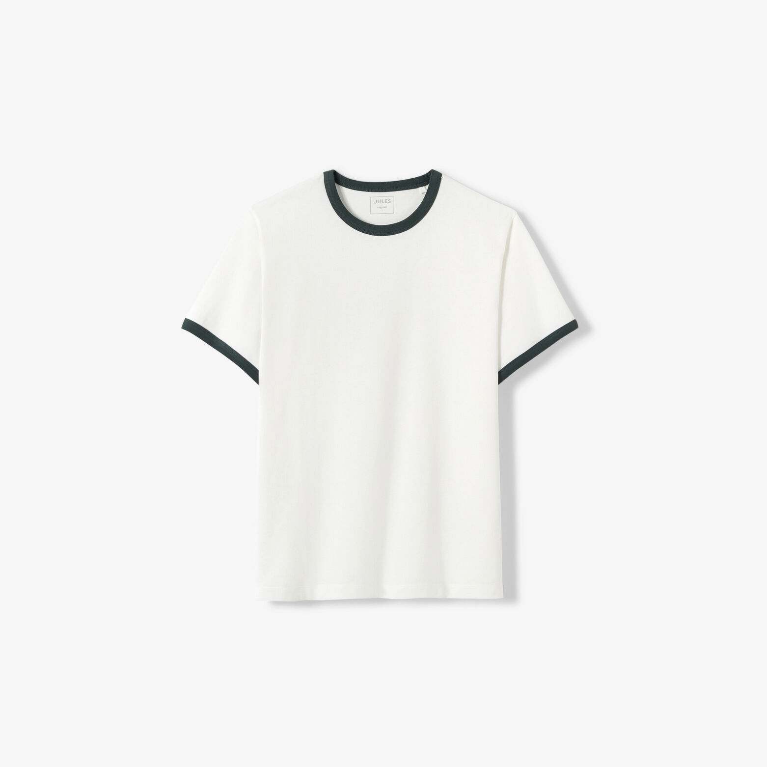 Tee shirt brod&eacute; contrast&eacute;