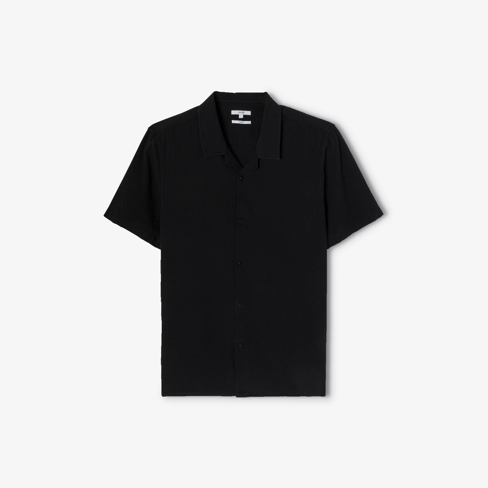 Chemisette en gaze de coton col requin