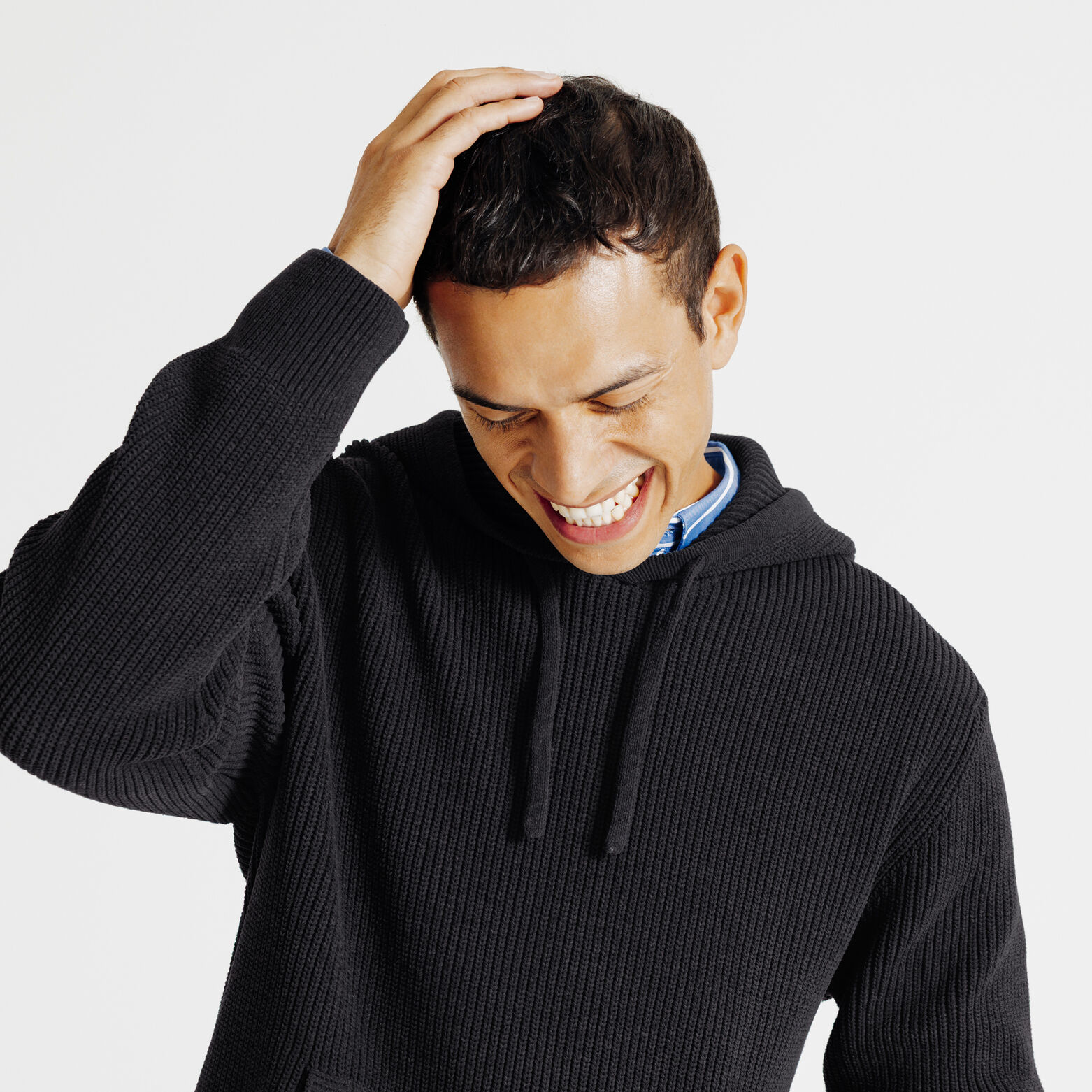 Pull à capuche chenille