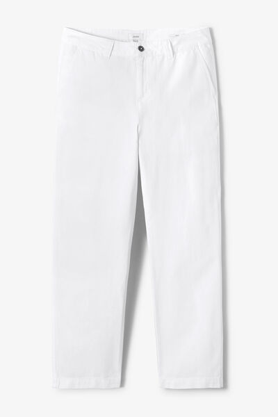 Pantalon loose en coton lin