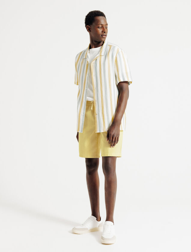 Bermuda taille &eacute;lastiqu&eacute;e