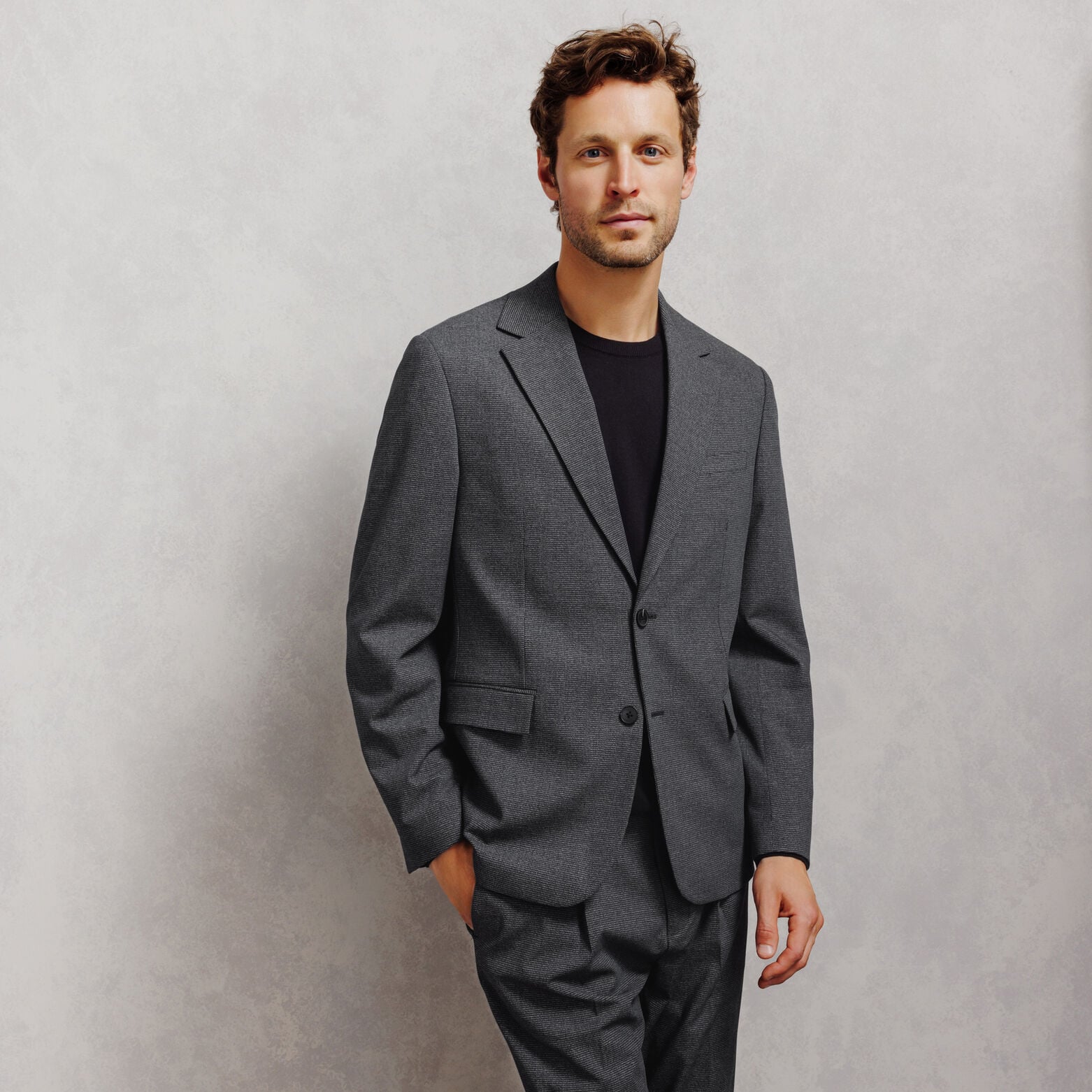 Veste de costume loose pied de puce