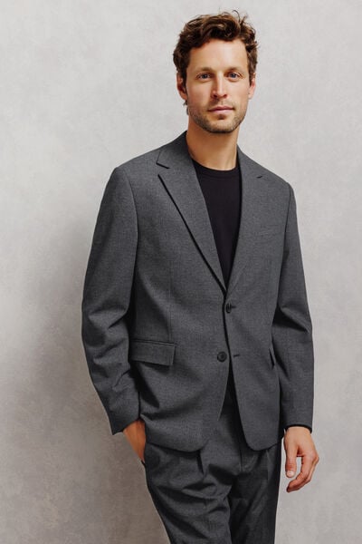 Veste de costume loose pied de puce