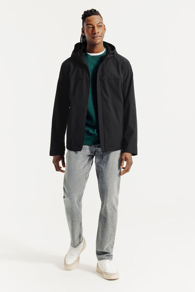 Blouson zipp&eacute; &agrave; capuche