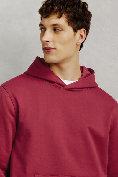 Sweat &agrave; capuche uni "le parfait by JULES"