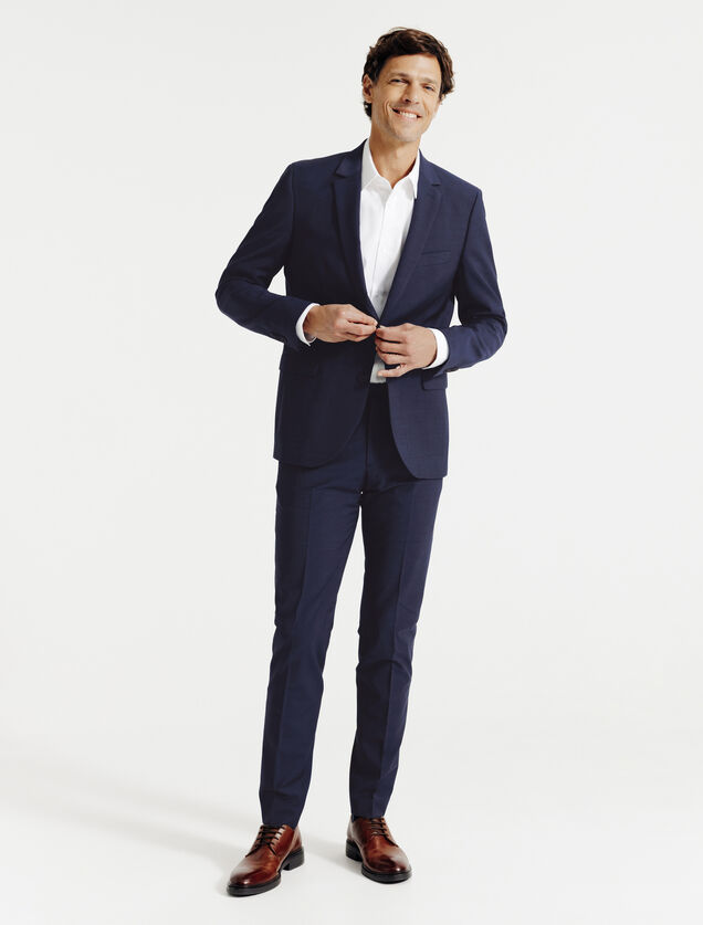 Slim fit kostuumvest