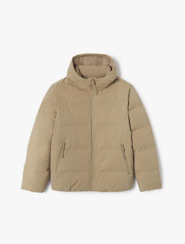 Doudoune zipp&eacute;e &agrave; capuche