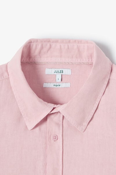 Chemise 100% lin regular unie