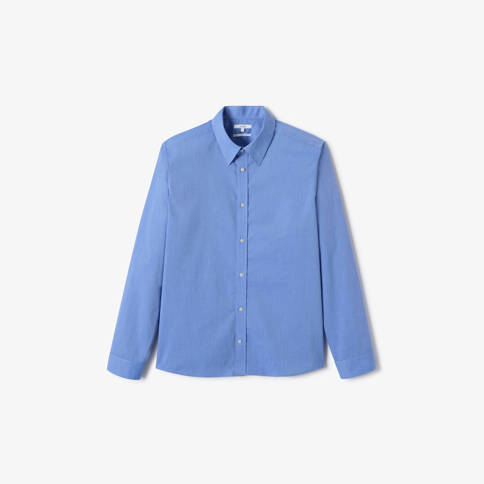 Chemise 100% coton slim unie