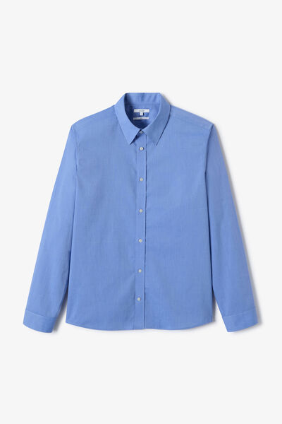 Chemise 100% coton slim unie