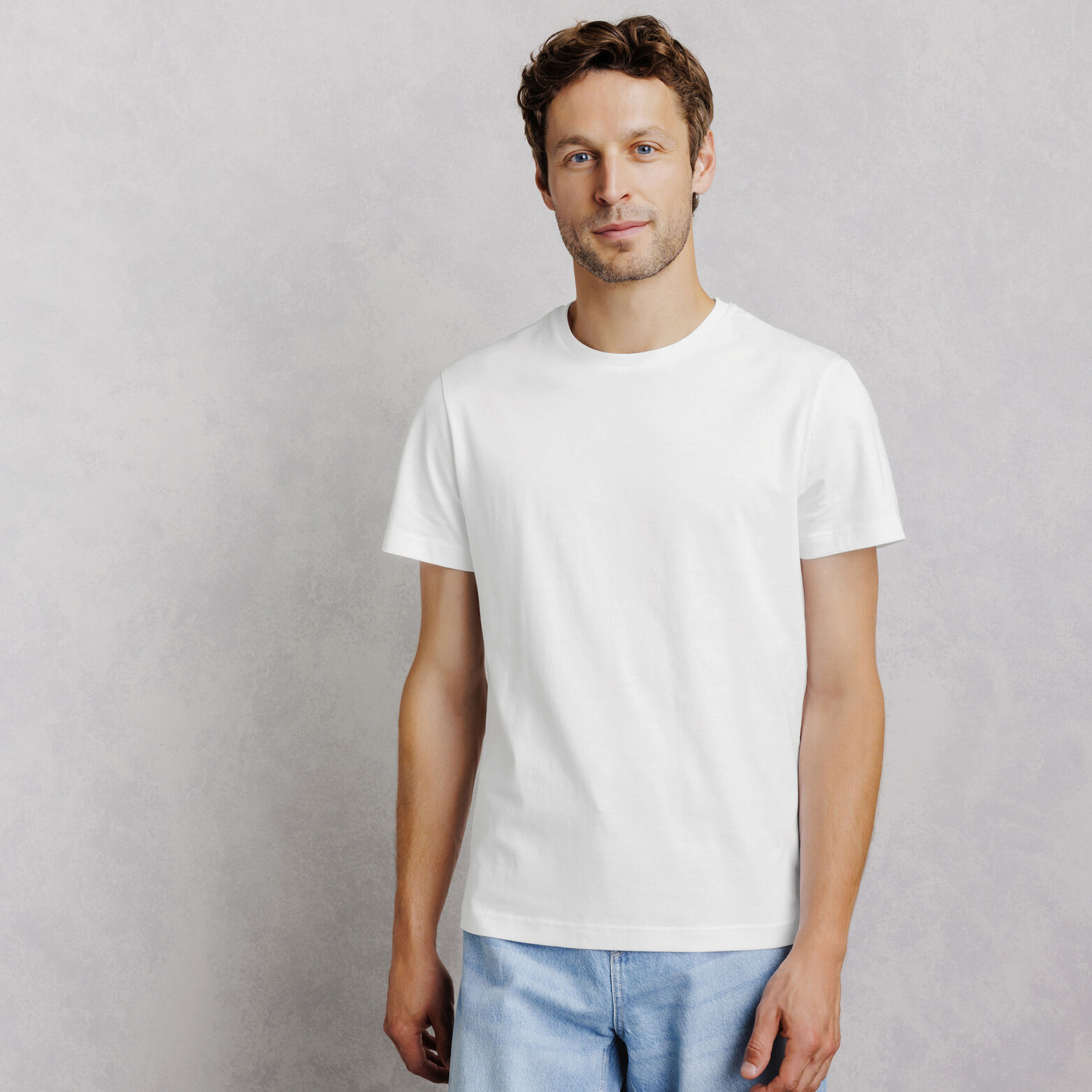 Tee shirt col rond en coton