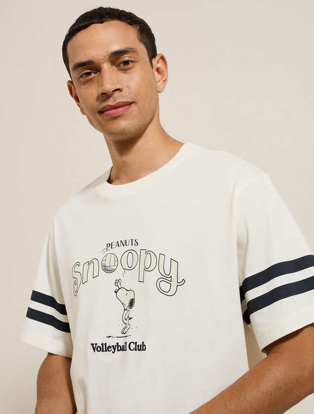 Tee shirt imprimé Volleyball Club licence Peanuts