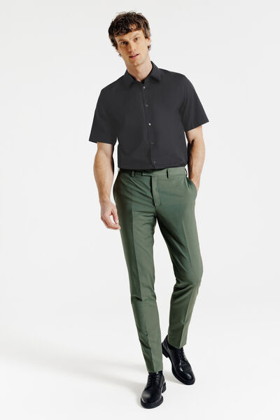 Chemisette en coton sans repassage