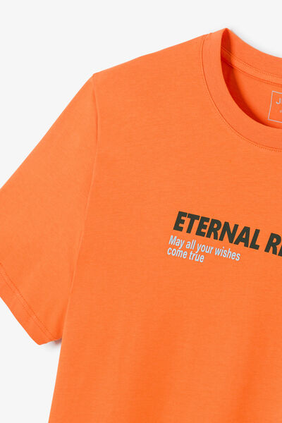 Tee shirt imprimé col rond