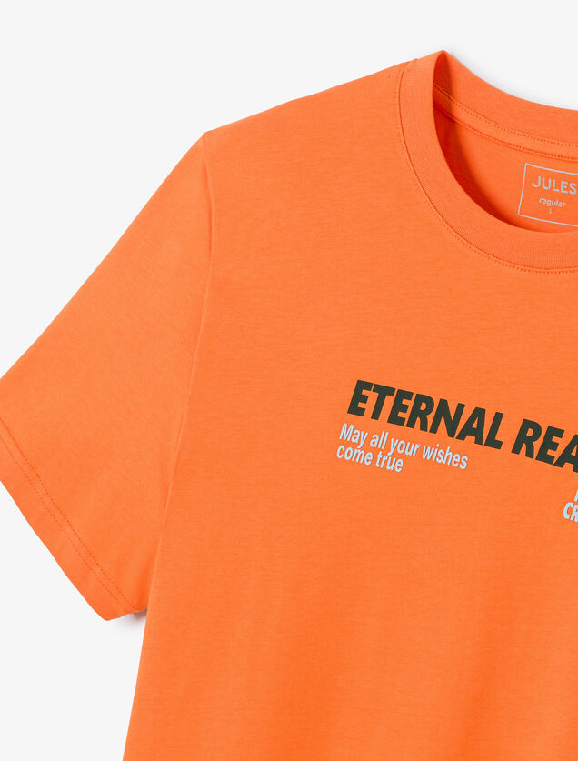 Tee shirt imprimé col rond