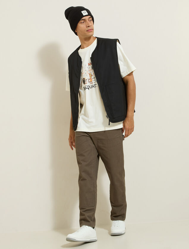 Tee shirt licence Basquiat