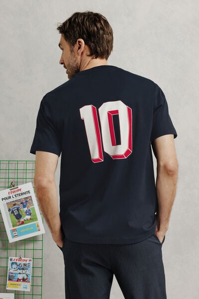 Tee shirt imprim&eacute; dos licence L'&Eacute;quipe