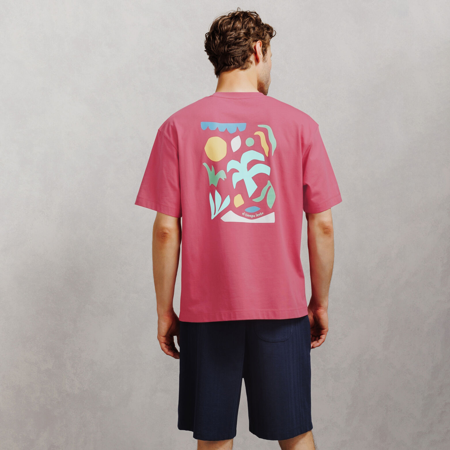 Tee shirt imprim&eacute; devant dos