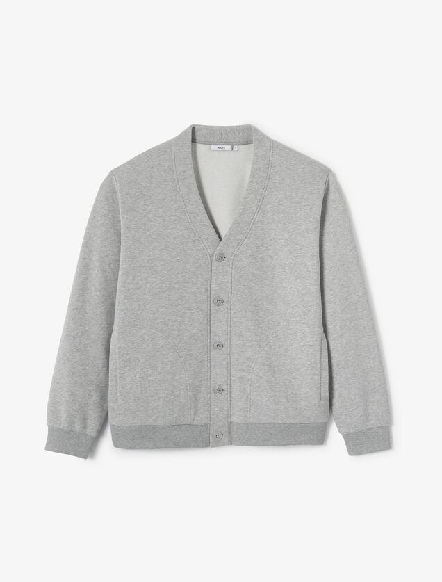 Sweatvest met knopen