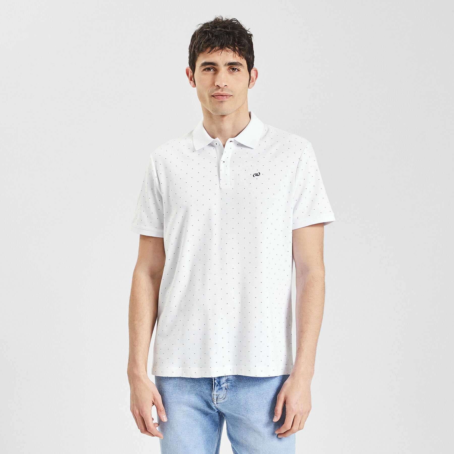Polo blanc Homme Jules