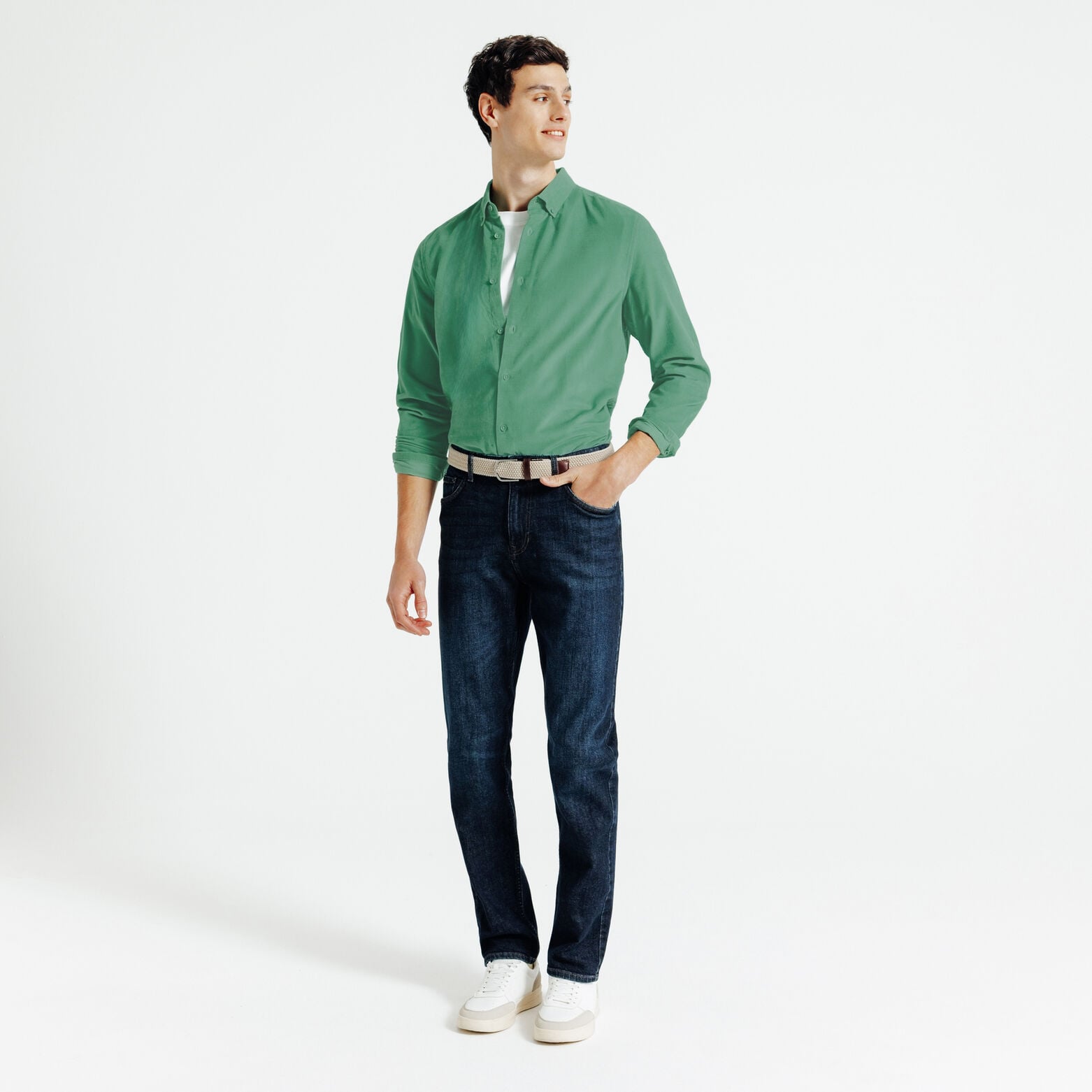 Chemise en velours regular