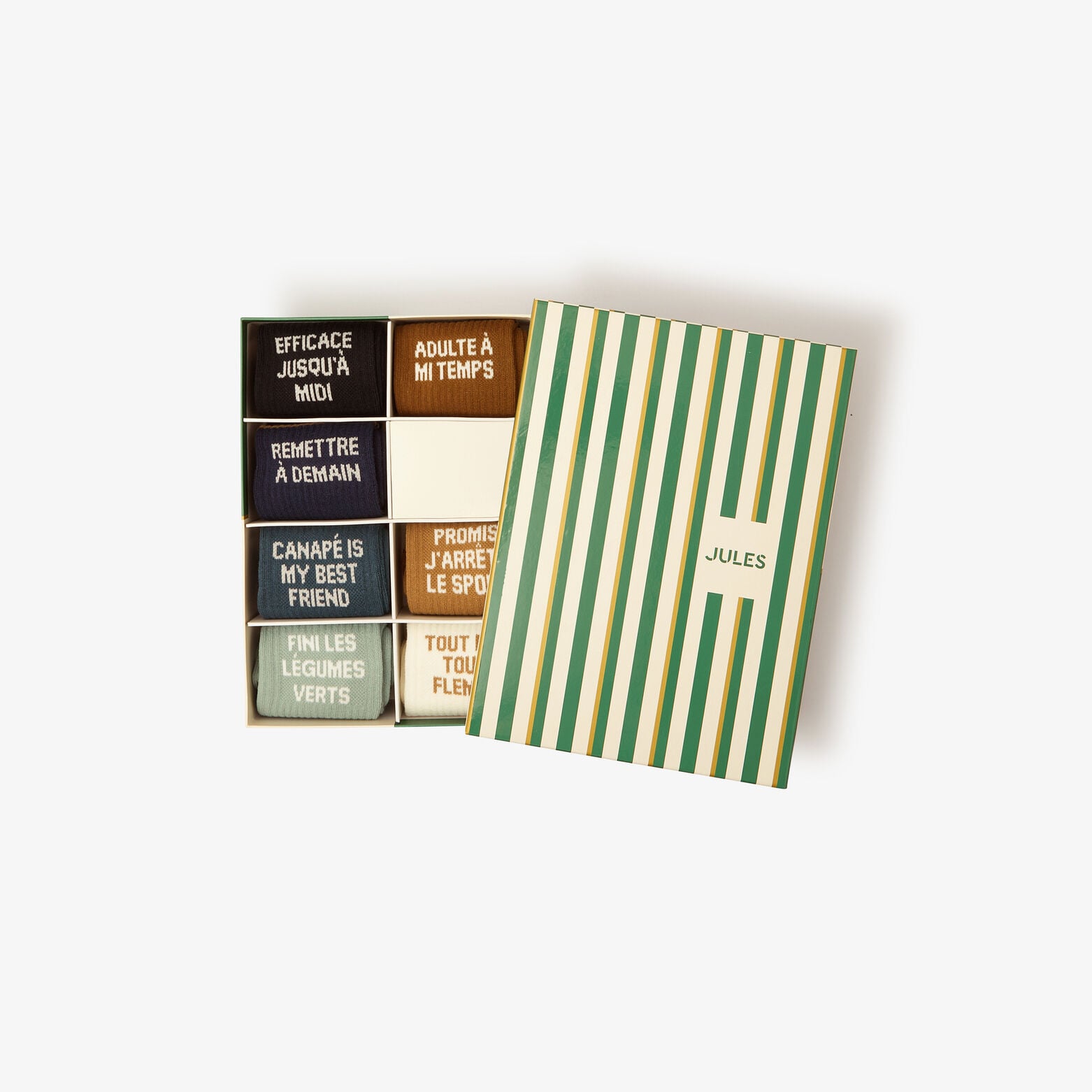 Coffret 7 paires de chaussettes fantaisie