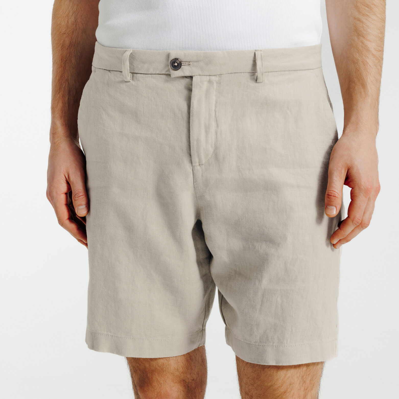 Bermuda chino 100% lin