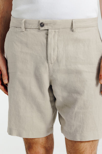 Bermuda chino 100% lin