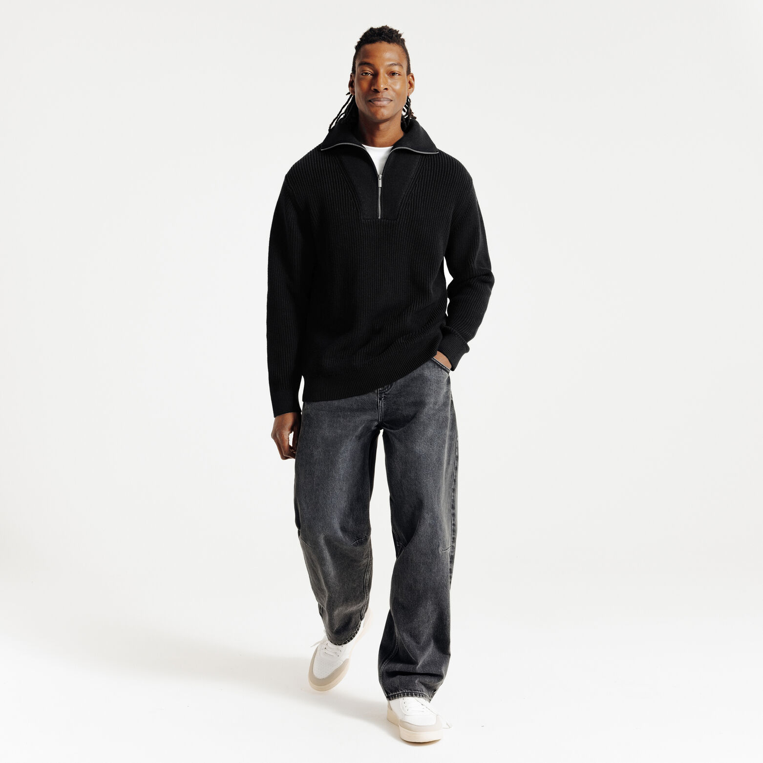 Pull col camionneur en c&ocirc;te