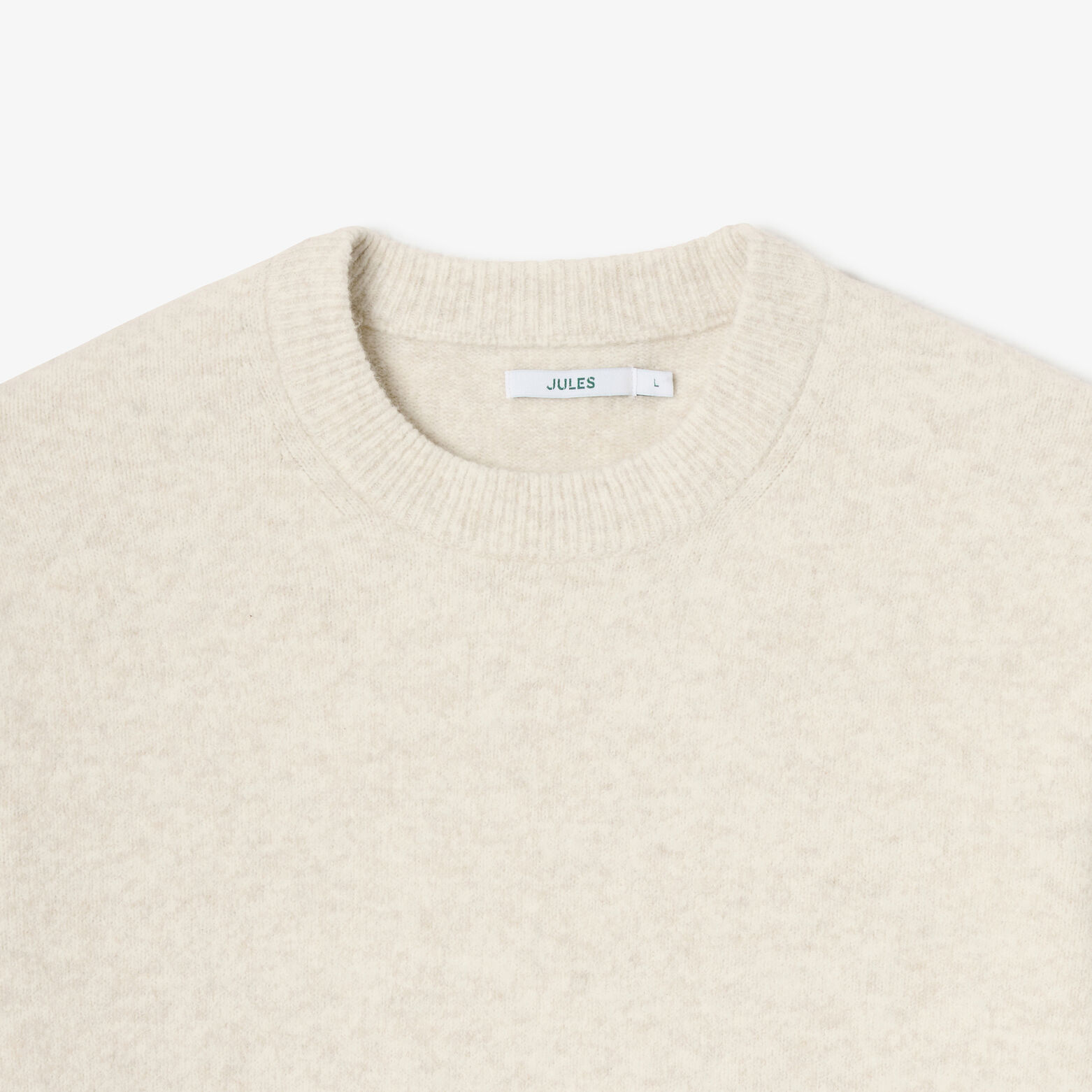 Pull col rond mousseux