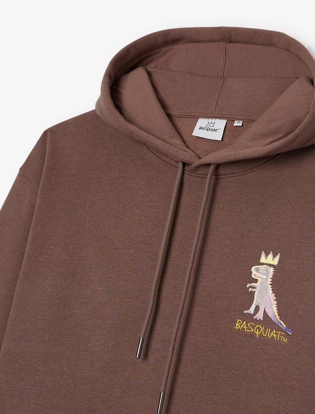 Sweat à capuche licence Basquiat