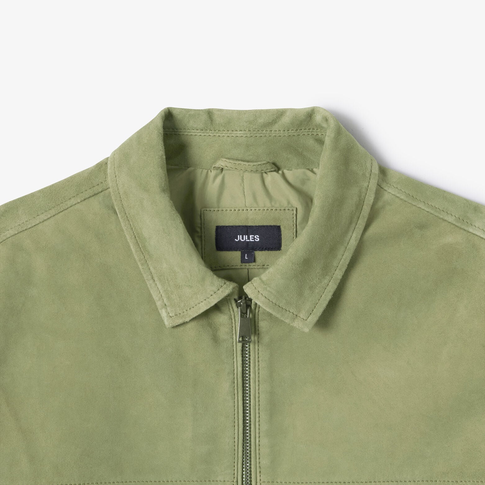 Blouson 100% cuir col chemise