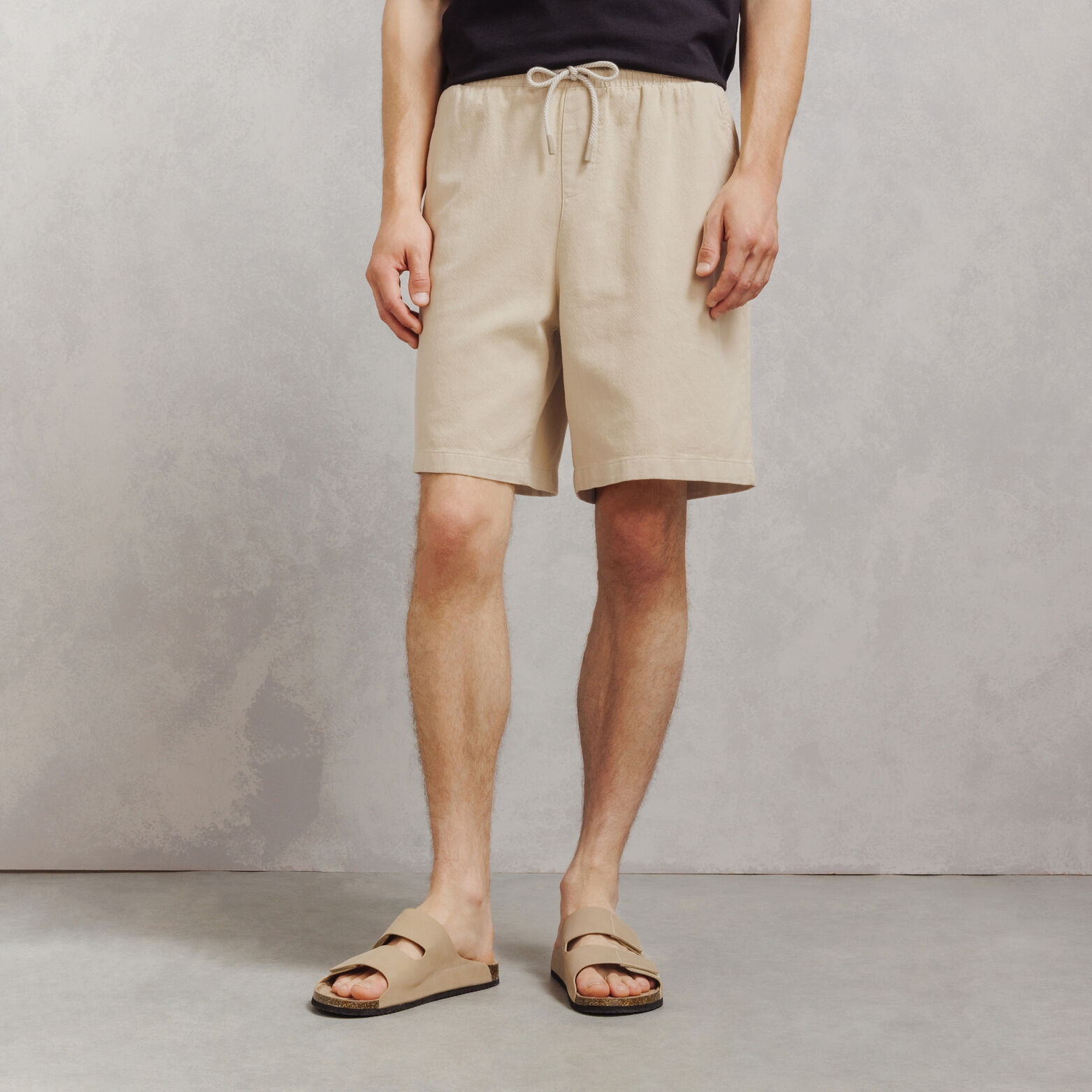 Bermuda taille &eacute;lastiqu&eacute;e