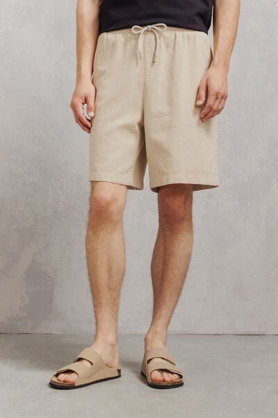 Bermuda taille &eacute;lastiqu&eacute;e