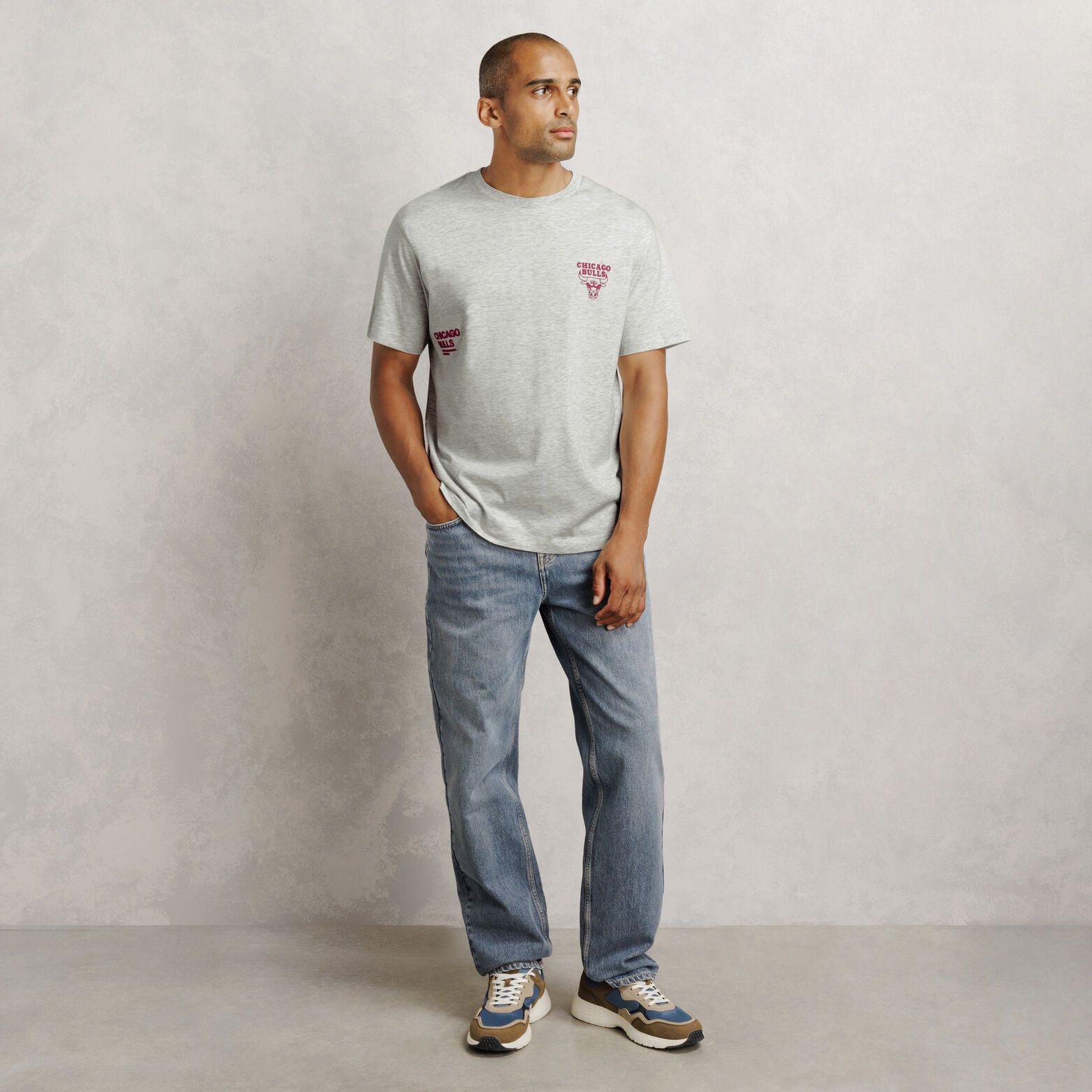 T-shirt Chicago Bulls NBA-licentie