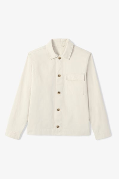 Veste col chemise boutonn&eacute;e mi-saison